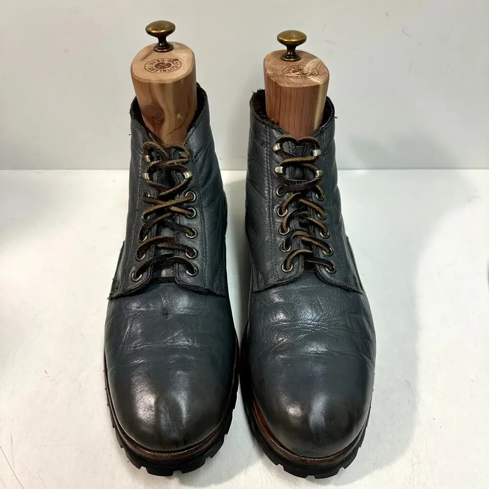 VGUC Rancourt & Co. Winter Boot Gray Leather Fleece Lined Made in Maine USA 12